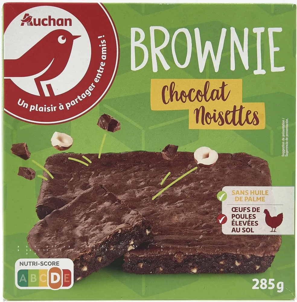 BROWNIE Chocolat noisettes