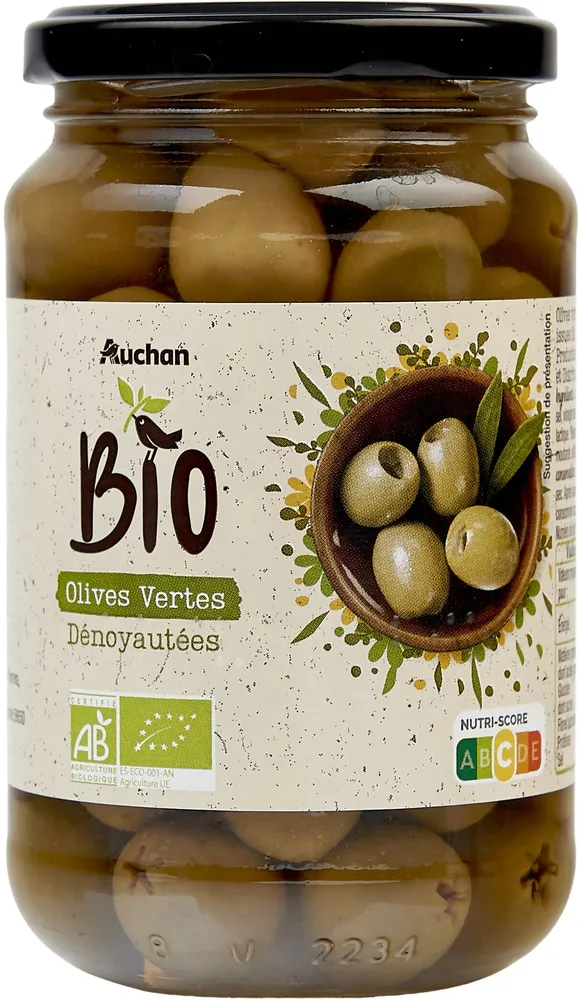 Olives vertes dénoyautées
