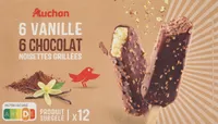 6 vanille6 chocolatnoisettes grilléesnoisettes grillées
