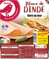 Blanc de dinde doré au four