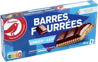 Barres fourrées choco - lait