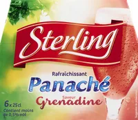 Sterling rafraichissant Panaché saveur grenadine