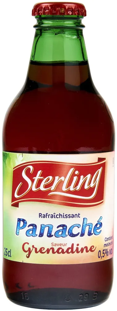 Sterling rafraichissant Panaché saveur grenadine