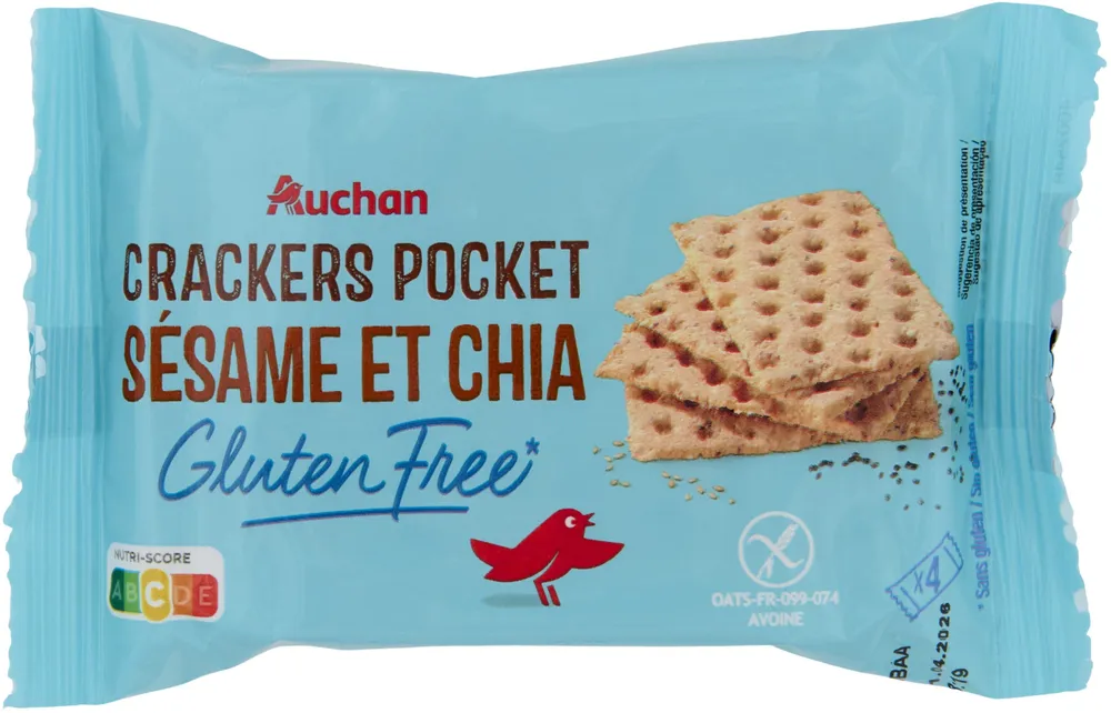 Crackers pocket sesame et chia