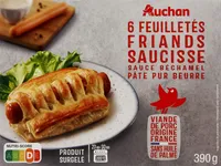 6 Feuilletés Friands saucissesauce béchamel