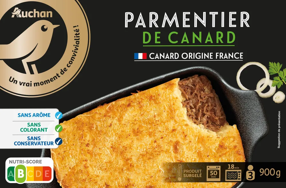 Parmentier de canard