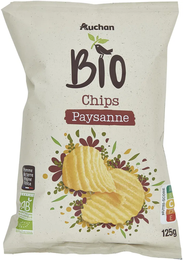 Auchan BIO Chips paysanne