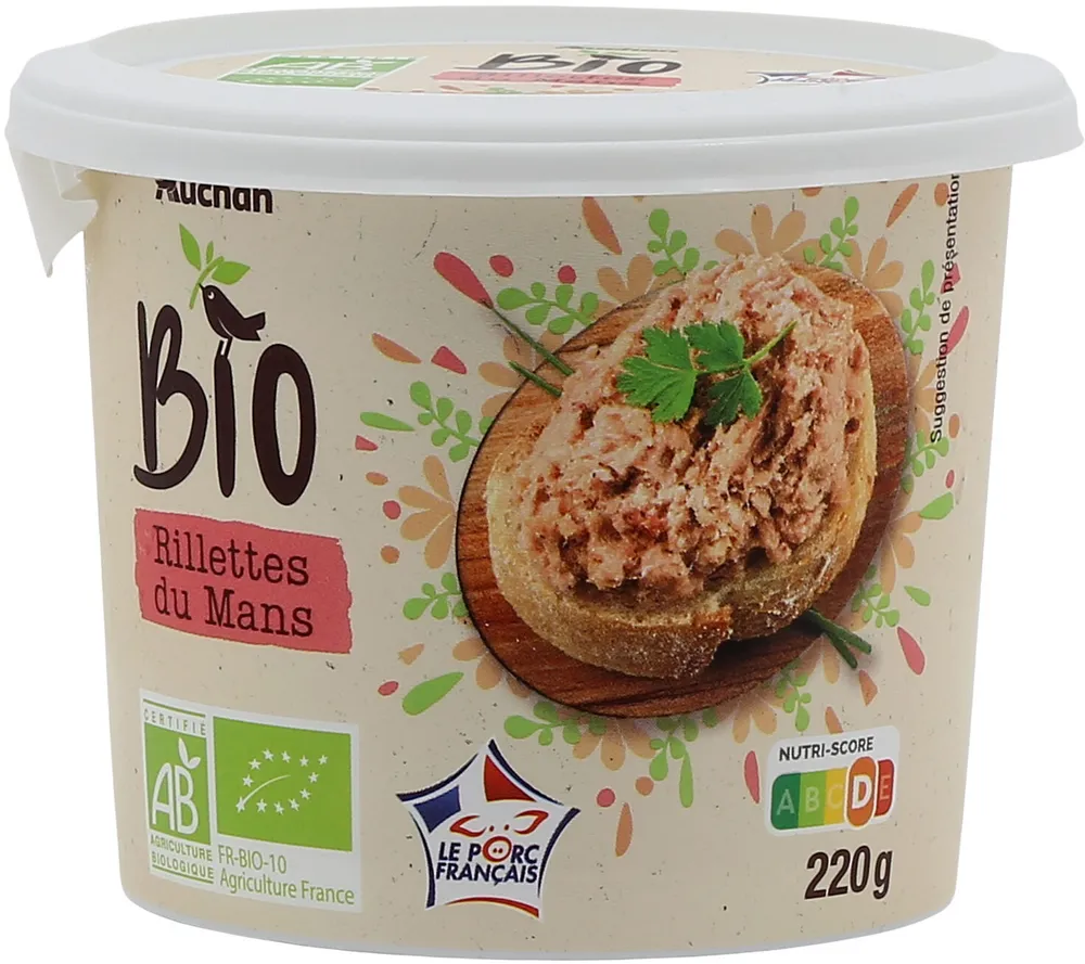 Rillettes du Mans bio