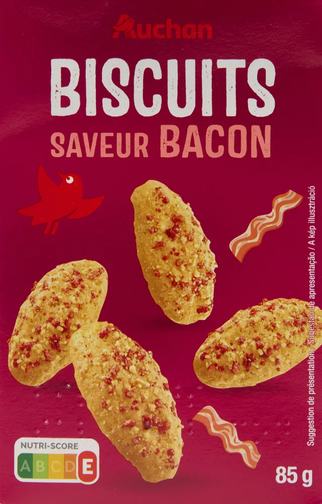 Biscuits saveur bacon