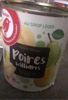 Poires williams au sirop léger