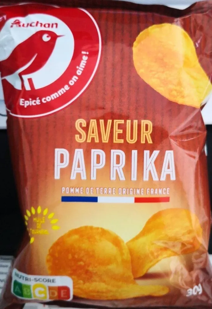 Chips saveur paprika