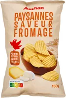 Chips paysannes saveur fromage
