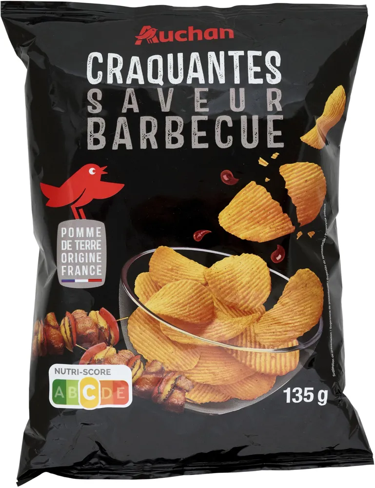 Chips craquantes saveur barbecue