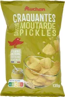 Auchan craquantes saveur moutarde pickles