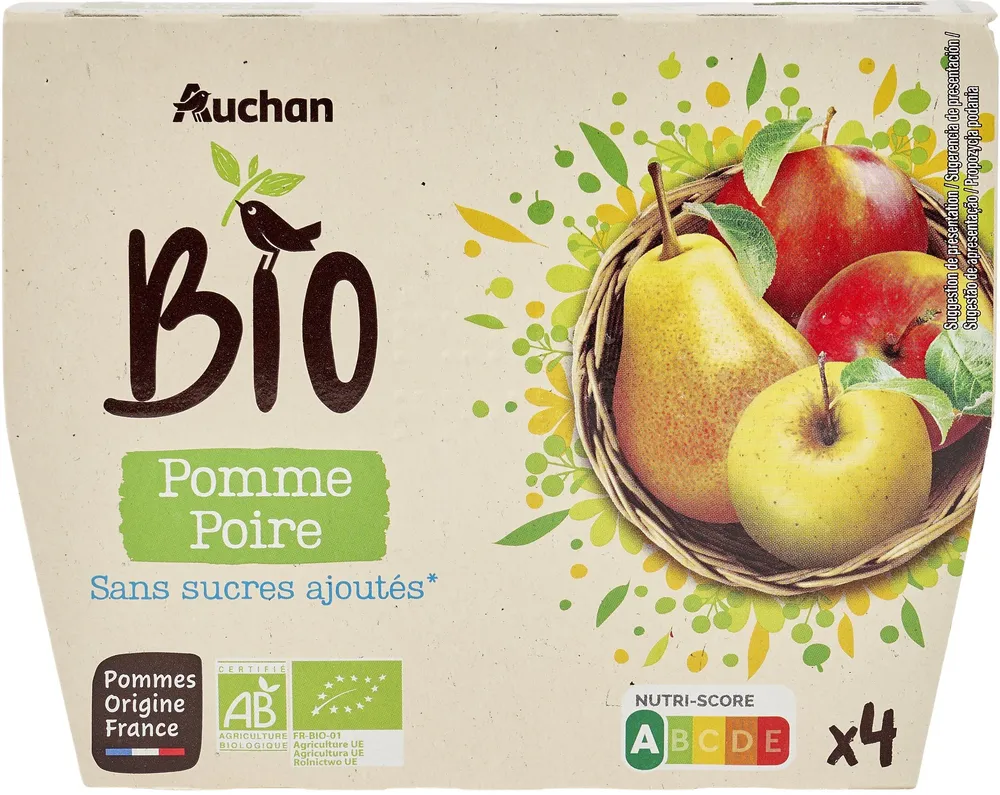 Puree de pomme poire