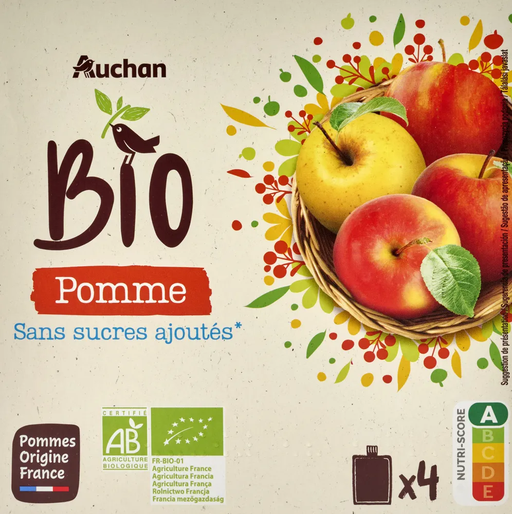 Puree de pomme bio