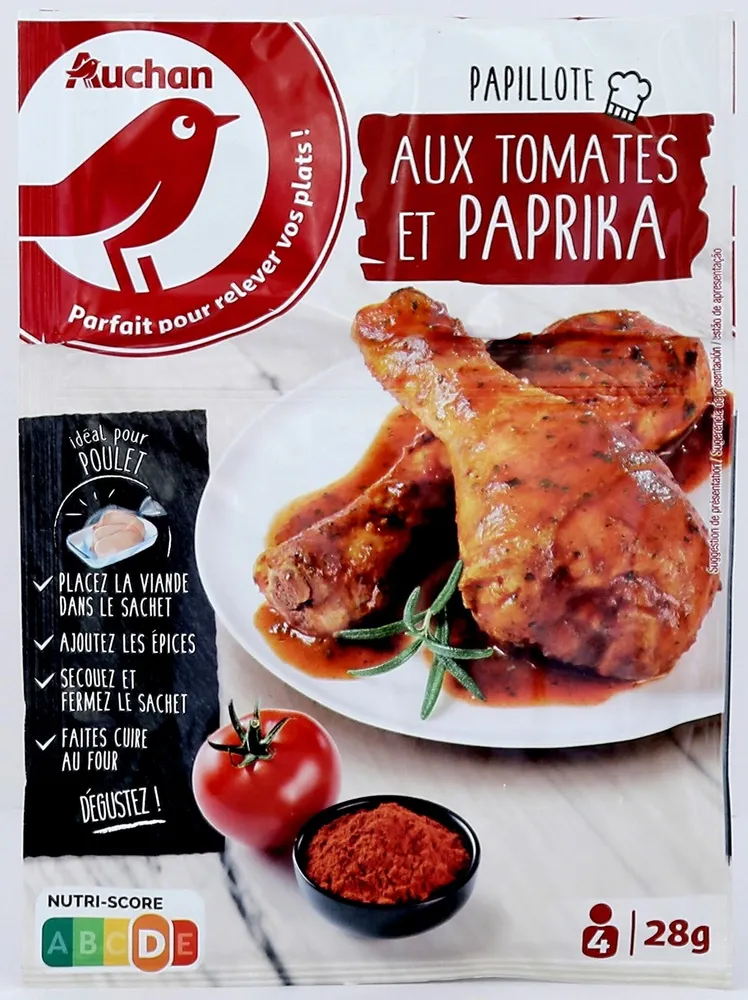 Saveur et cuisson paprika et tomate