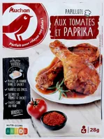 Saveur et cuisson paprika et tomate