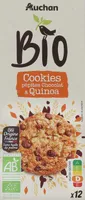 Cookies pépites de chocolat et quinoa BIO