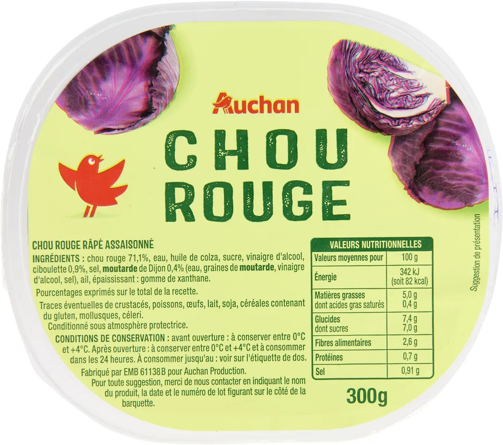 Salade de chou rouge