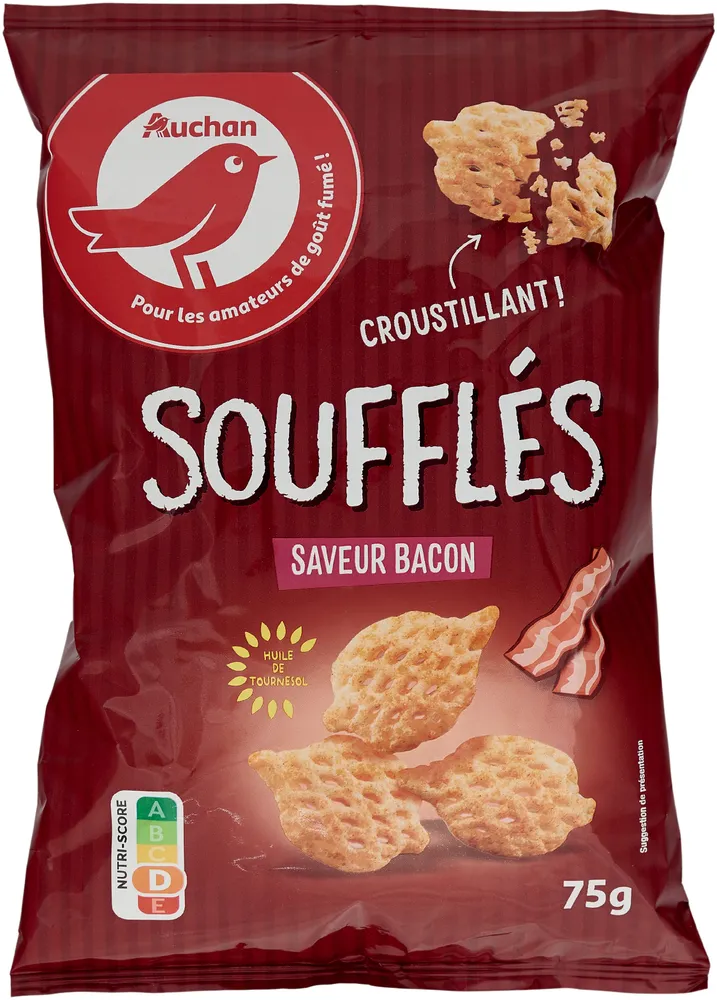 Soufflés saveur bacon