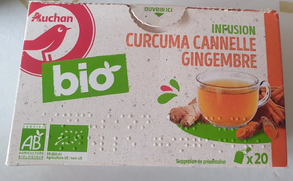 Infusion Curcuma Cannelle Gingembre
