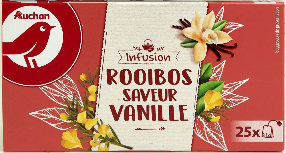 infusion rooibos saveur vanille