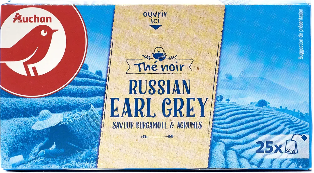 Thé Russian Earl Grey saveur bergamote et agrumes