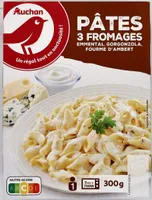 Pâtes trois fromages Emmental, Gorgonzola, Fourme d'Ambert