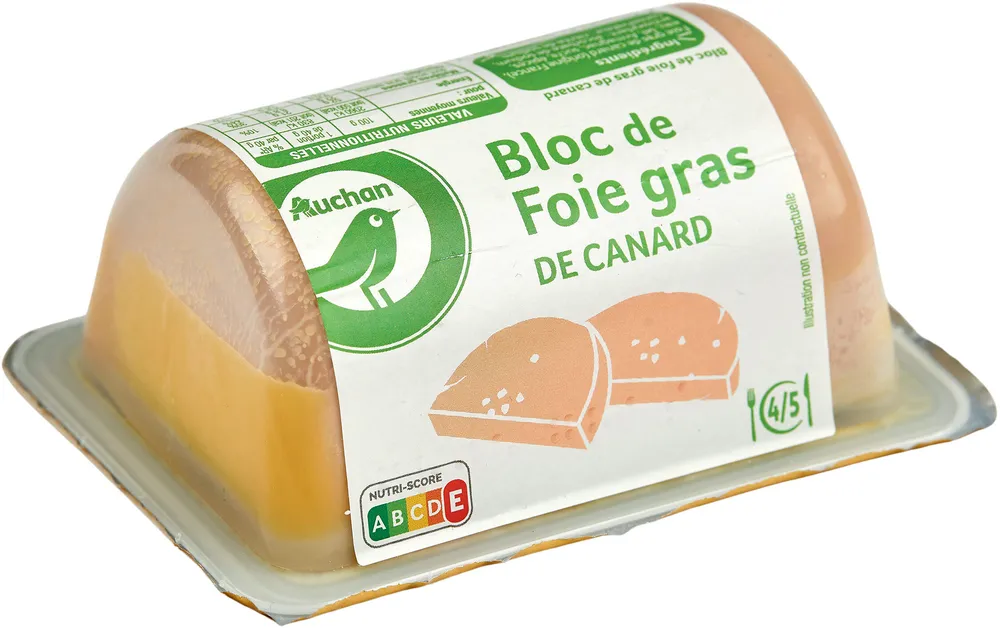 Bloc de foie gras de canard