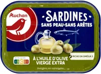 Sardines sans peau sans arêtes