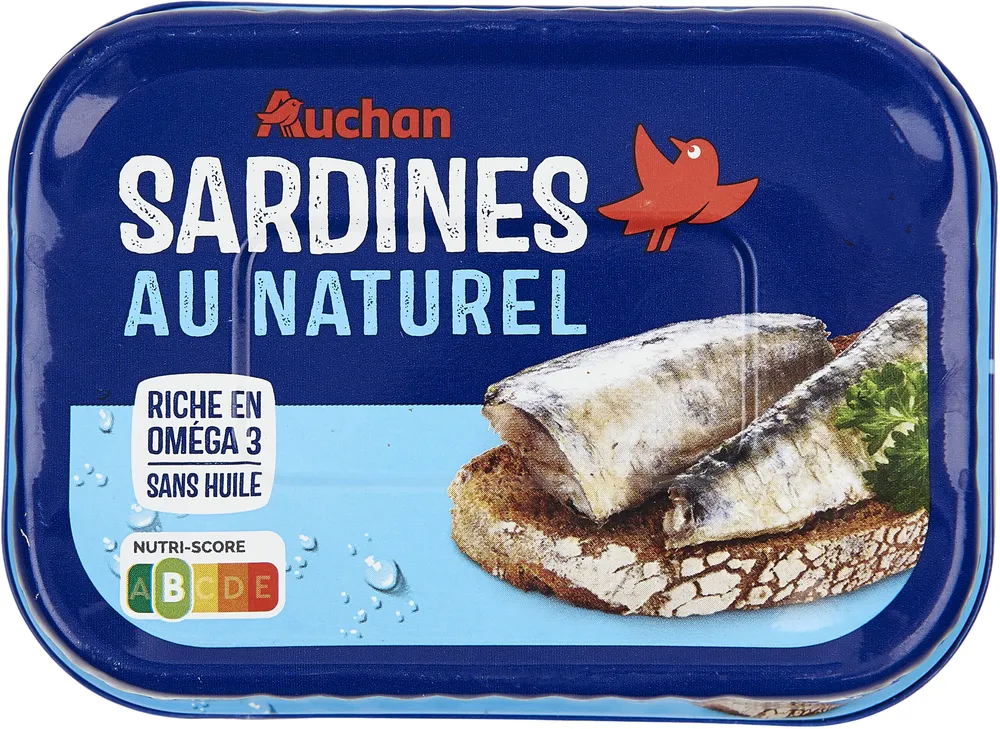 Sardines au naturel