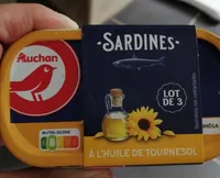 Sardines à l'huile de tournesol