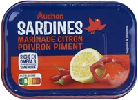 Sardines marinade citron poivron piment