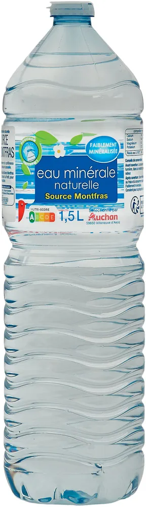 Eau Minérale Naturelle Source Montfras - Sélectionné par