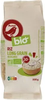 AUCHAN BIO RIZ LONG GRAIN INCOLLABLE CUISSON RAPIDE 500g