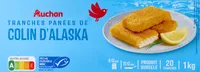 Tranches panées de colin d'Alaska