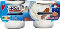 Yaourts à la grecque sur lit de caramel au beurre salé