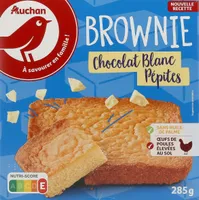 Brownie format familial choco blanc 285g