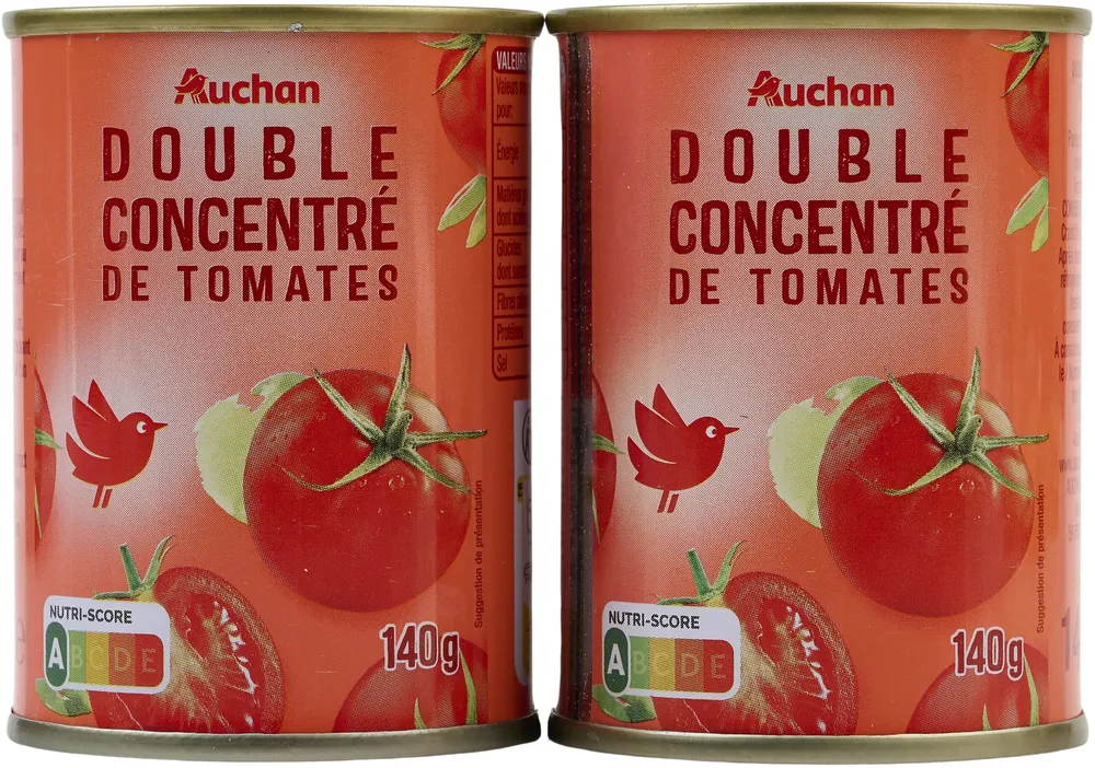 Double concentré de tomates.