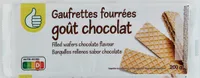 Gaufrettes fourrées goût  chocolat