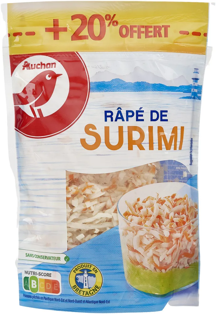 Râpé de surimi + 20% offerts