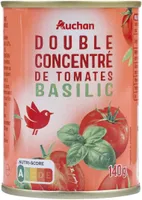 Double concentré de tomates basilic