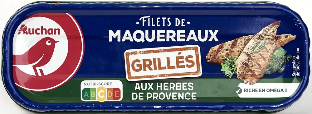 Filets de maquereaux grillés aux herbes de Provence