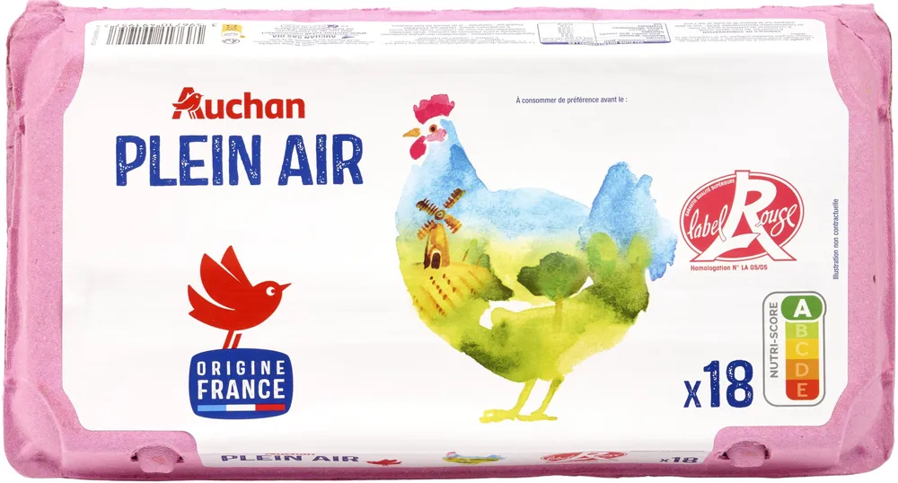 Plein air label rougex18