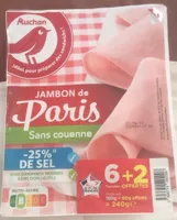Jambon de Paris- 25% de Sel*