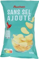 Chips sans sel ajouté