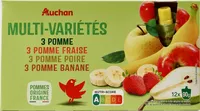 Spécialité de fruits et compotes panachés allégées en sucres* (4 parfums) *30% de sucre en moins qu'une compote classique