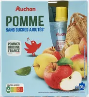 Gourdes purée de pomme sans sucres ajoutés