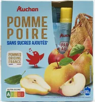 Pomme Poire Sans sucres Ajoutés**Conformément à la règlementation. Contient des sucres naturellement présents.
